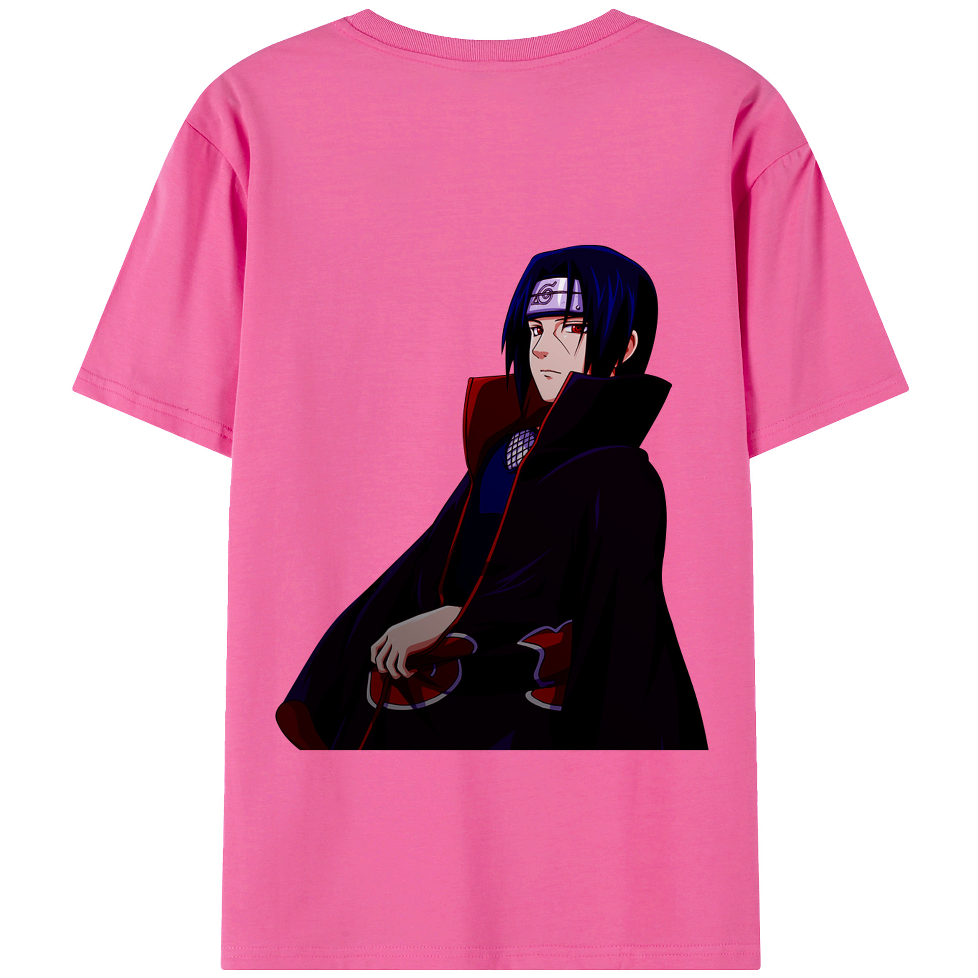 （画像用） NARUTO -ナルト- うちは イタチ Uchiha Itachi レディース半袖Tシャツ(バックプリント)